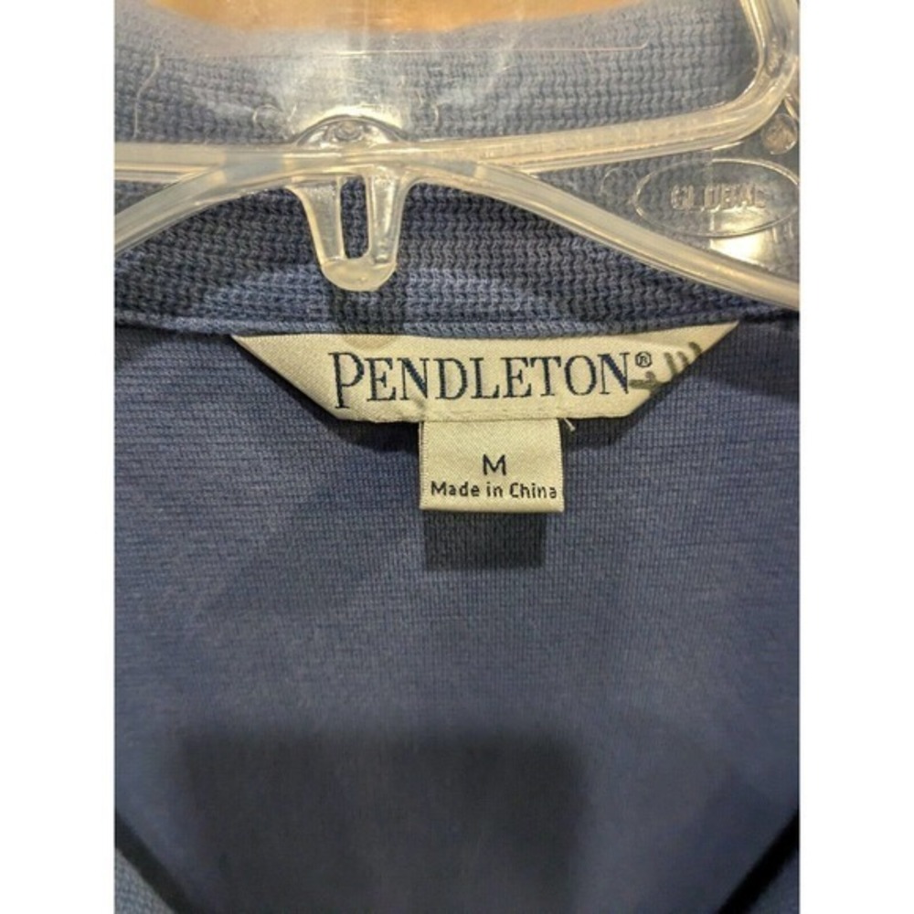 Pendleton Womens Blazer‎ Jacket medium P coat cot… - image 3